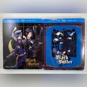 Black Butler Season 1 & 2 anime series DVD & blu-ray 9 Disc set Rare Cartoon